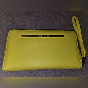 Steve Madden Neon zip wallet